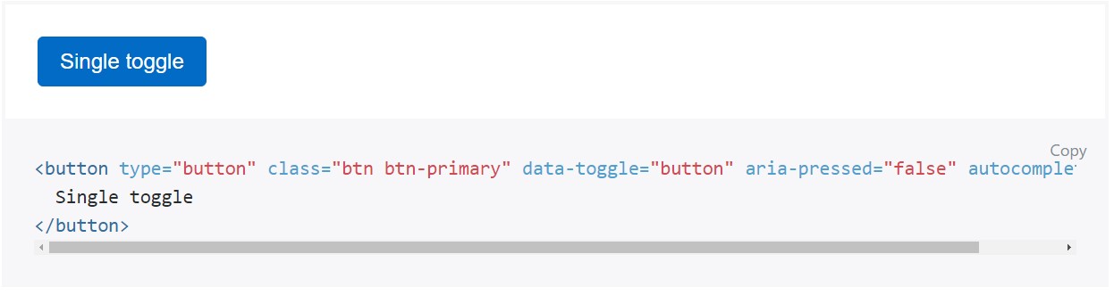 Toggle states  delivered  from Bootstrap buttons