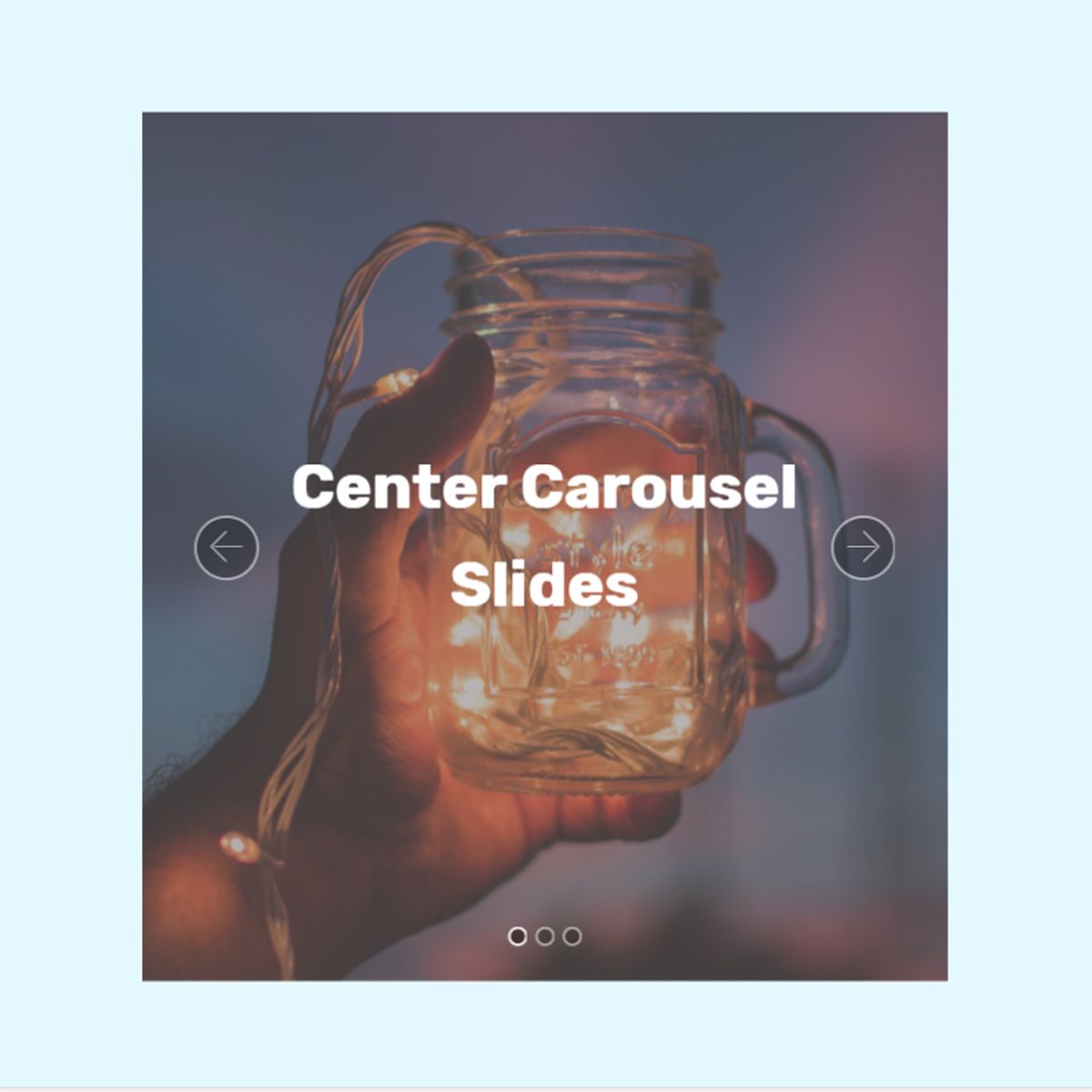 Free Bootstrap Picture Carousel